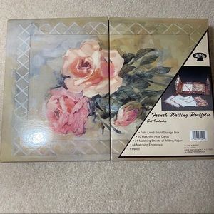 French Writing Portfolio Stationary Set